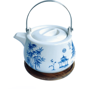 Porcelanski čajnik Pagoda